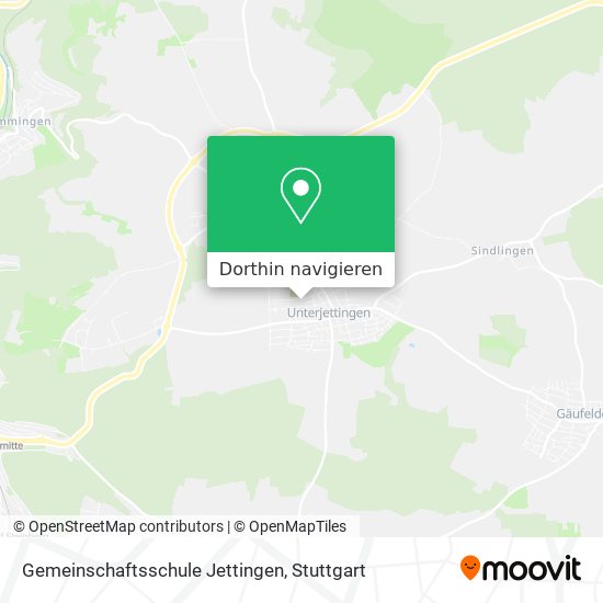 Gemeinschaftsschule Jettingen Karte