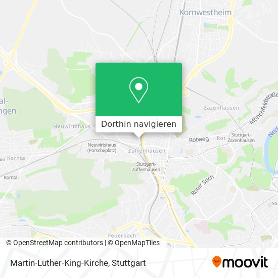 Martin-Luther-King-Kirche Karte