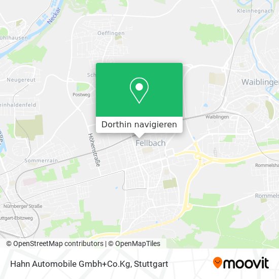 Hahn Automobile Gmbh+Co.Kg Karte