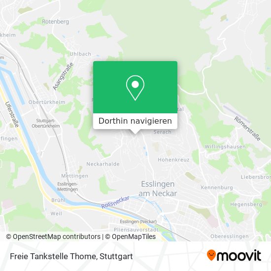 Freie Tankstelle Thome Karte