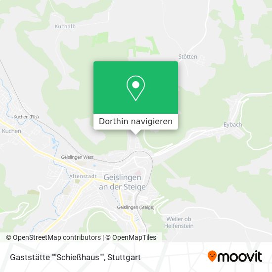 Gaststätte ""Schießhaus"" Karte