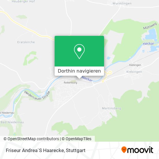 Friseur Andrea`S Haarecke Karte