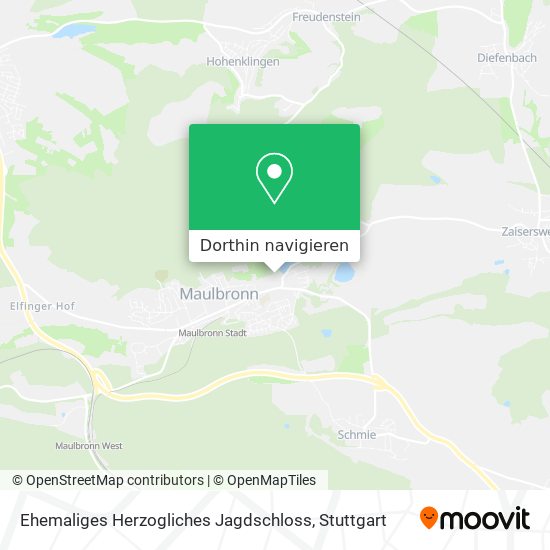 Ehemaliges Herzogliches Jagdschloss Karte