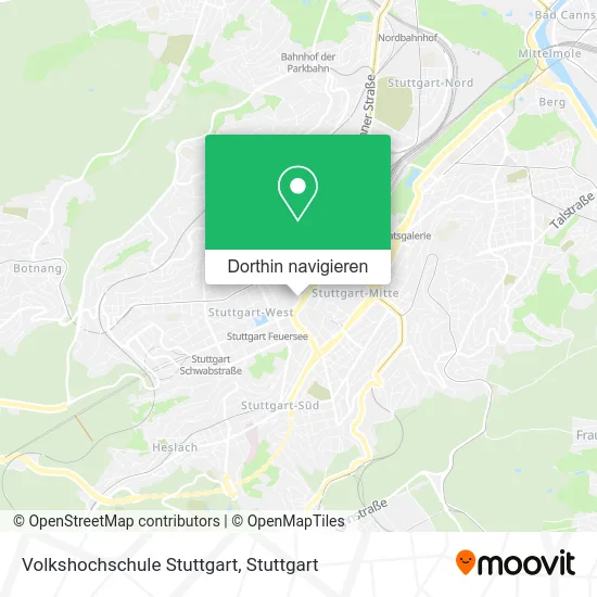 Volkshochschule Stuttgart Karte