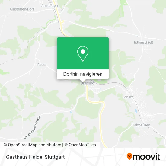 Gasthaus Halde Karte