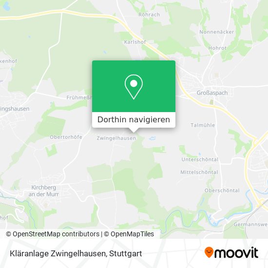Kläranlage Zwingelhausen Karte