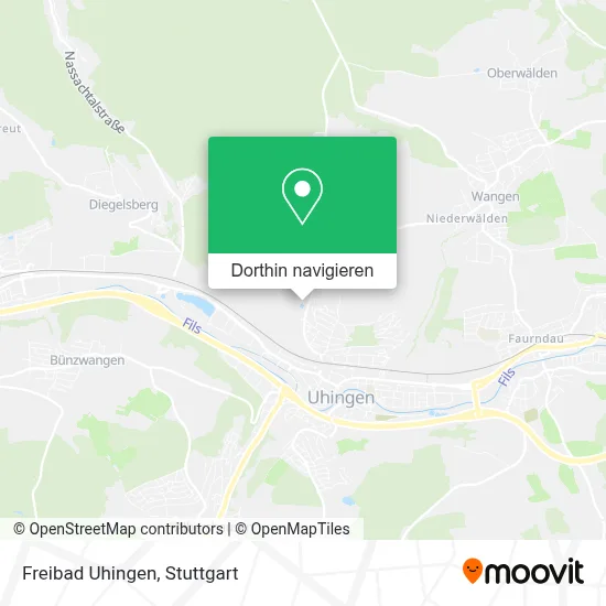 Freibad Uhingen Karte