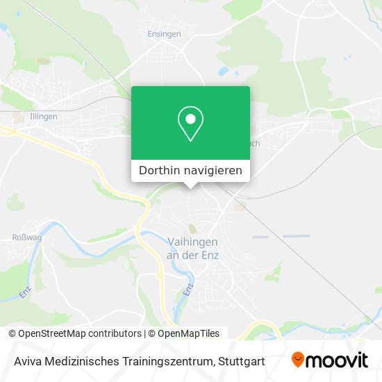 Aviva Medizinisches Trainingszentrum Karte