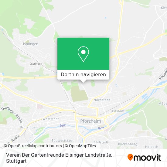 Verein Der Gartenfreunde Eisinger Landstraße Karte