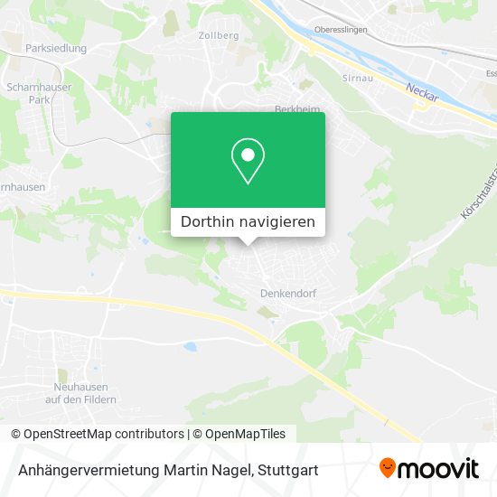 Anhängervermietung Martin Nagel Karte
