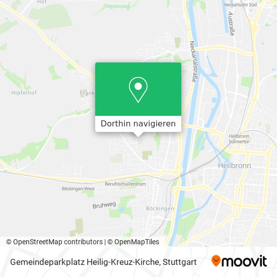 Gemeindeparkplatz Heilig-Kreuz-Kirche Karte