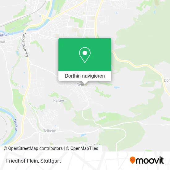 Friedhof Flein Karte