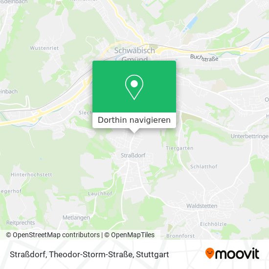 Straßdorf, Theodor-Storm-Straße Karte