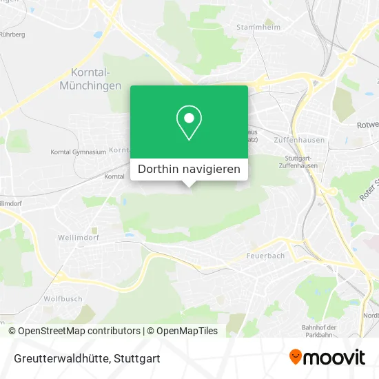 Greutterwaldhütte Karte