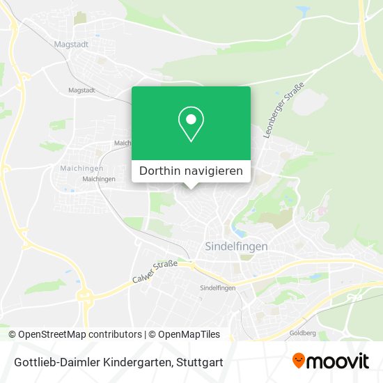 Gottlieb-Daimler Kindergarten Karte