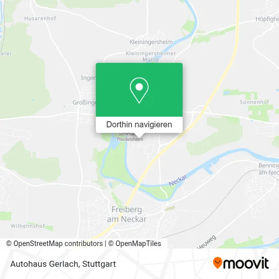 Autohaus Gerlach Karte