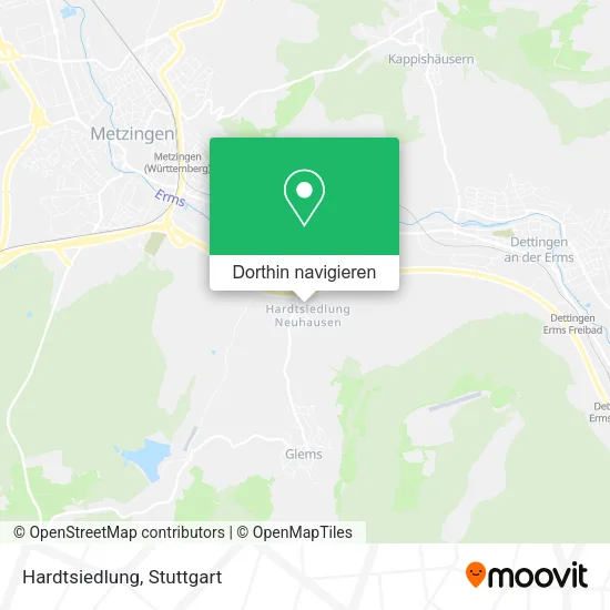 Hardtsiedlung Karte