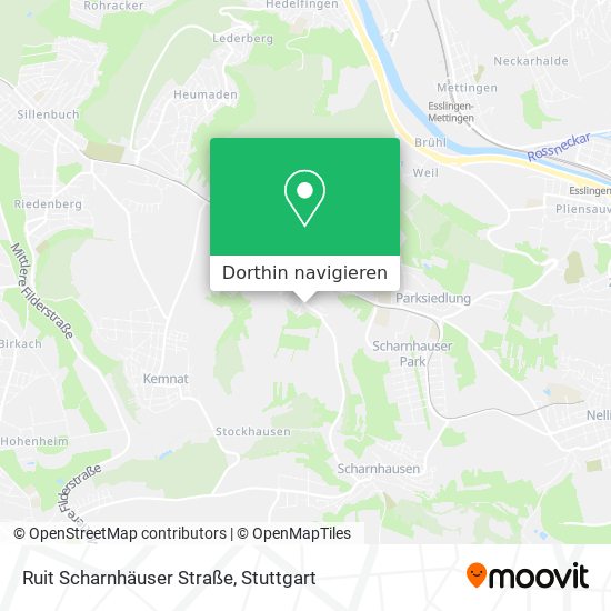 Ruit Scharnhäuser Straße Karte
