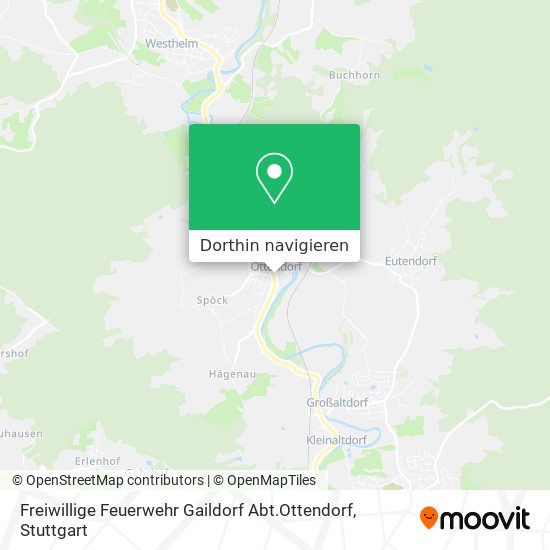 Freiwillige Feuerwehr Gaildorf Abt.Ottendorf Karte