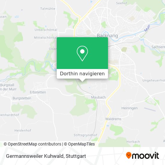 Germannsweiler Kuhwald Karte