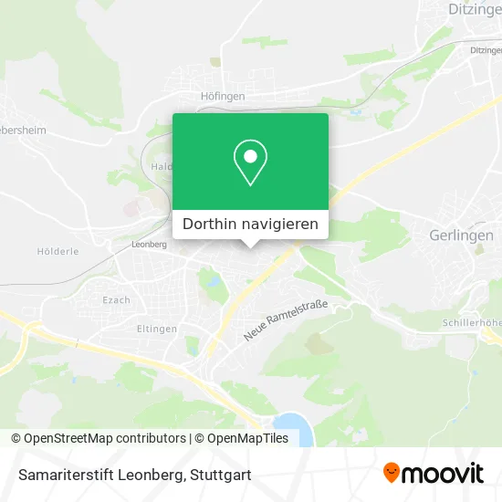 Samariterstift Leonberg Karte