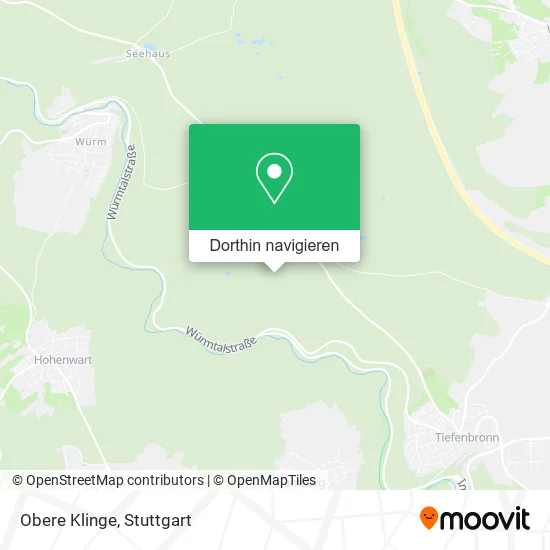 Obere Klinge Karte