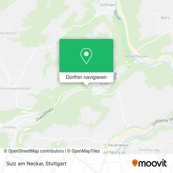 Sulz am Neckar Karte