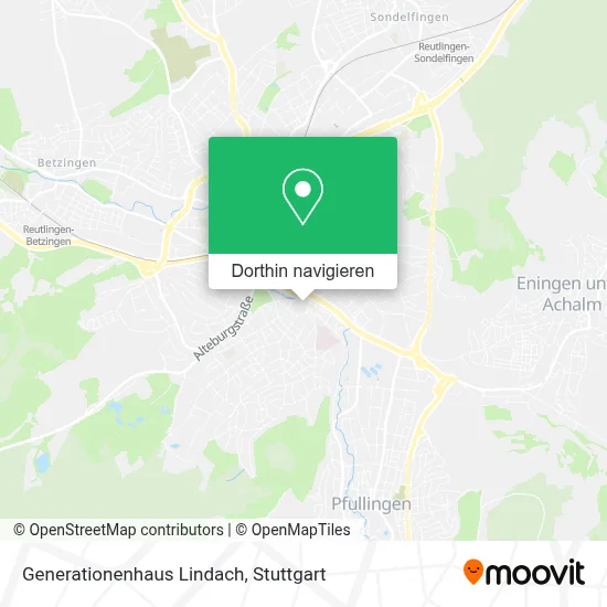 Generationenhaus Lindach Karte