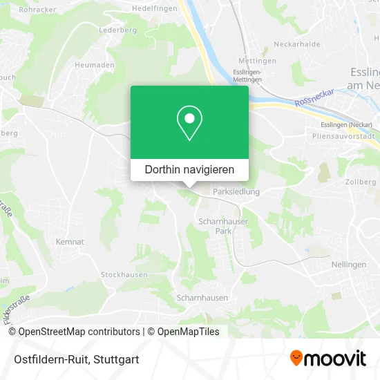 Ostfildern-Ruit Karte