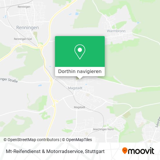 Mt-Reifendienst & Motorradservice Karte