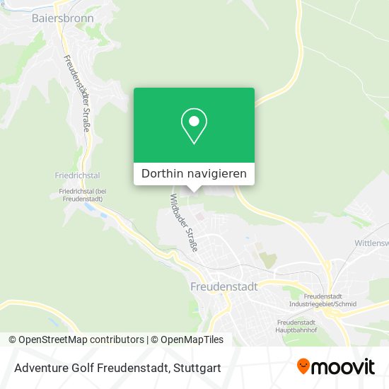 Adventure Golf Freudenstadt Karte