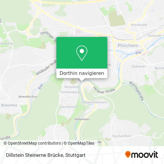 Dillstein Steinerne Brücke Karte