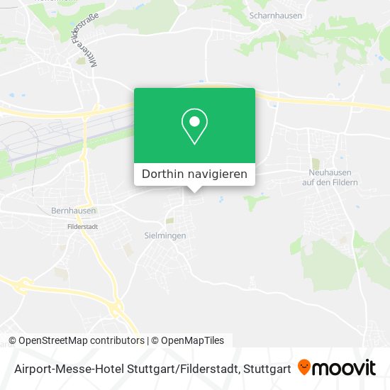 Airport-Messe-Hotel Stuttgart / Filderstadt Karte