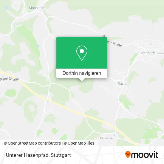 Unterer Hasenpfad Karte