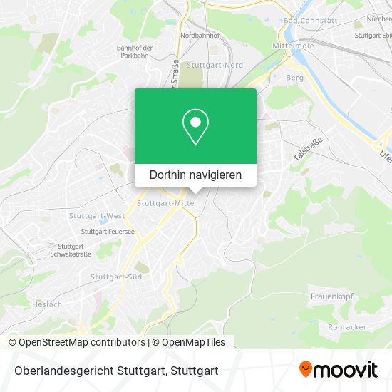 Oberlandesgericht Stuttgart Karte