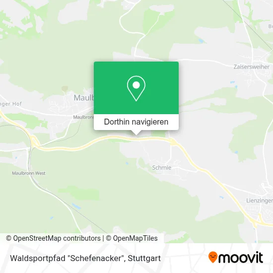 Waldsportpfad "Schefenacker" Karte
