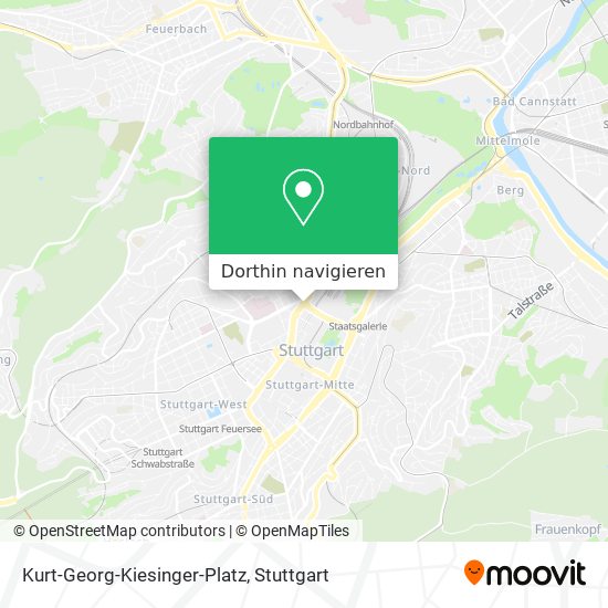 Kurt-Georg-Kiesinger-Platz Karte