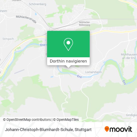 Johann-Christoph-Blumhardt-Schule Karte
