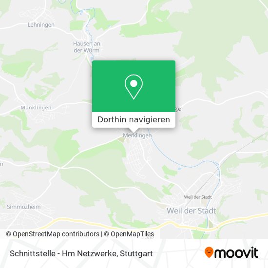 Schnittstelle - Hm Netzwerke Karte