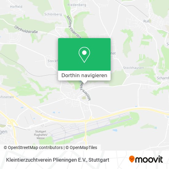 Kleintierzuchtverein Plieningen E.V. Karte