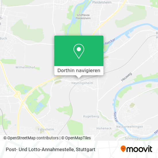 Post- Und Lotto-Annahmestelle Karte