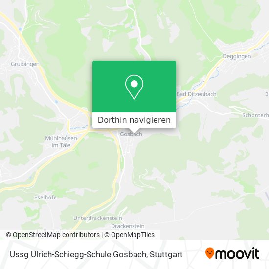 Ussg Ulrich-Schiegg-Schule Gosbach Karte