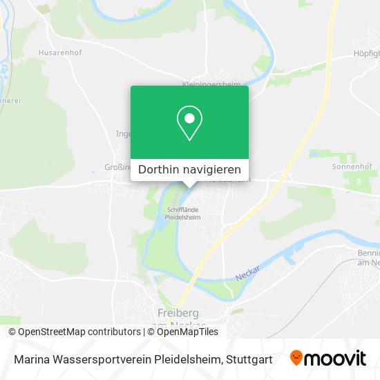 Marina Wassersportverein Pleidelsheim Karte