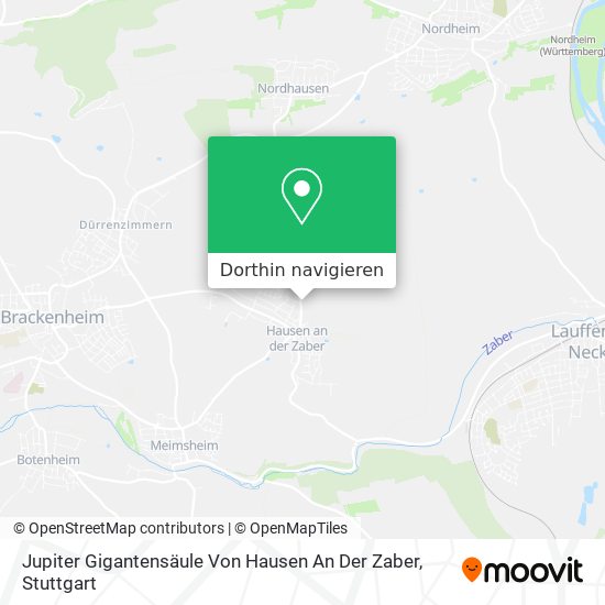 Jupiter Gigantensäule Von Hausen An Der Zaber Karte