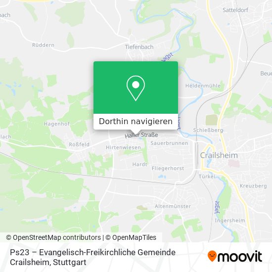 Ps23 – Evangelisch-Freikirchliche Gemeinde Crailsheim Karte