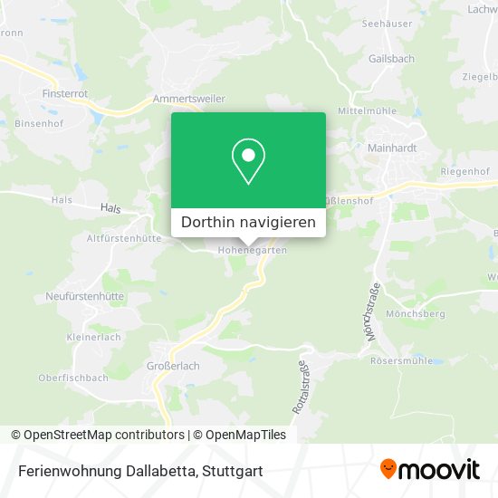 Ferienwohnung Dallabetta Karte