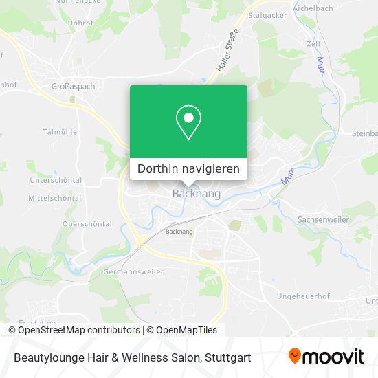 Beautylounge Hair & Wellness Salon Karte