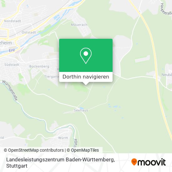 Landesleistungszentrum Baden-Württemberg Karte
