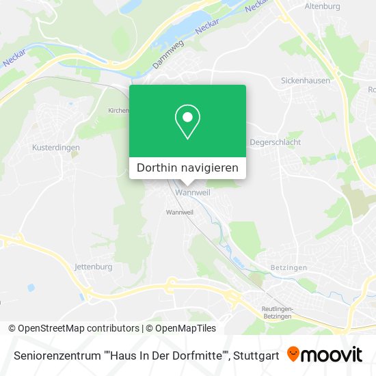 Seniorenzentrum ""Haus In Der Dorfmitte"" Karte
