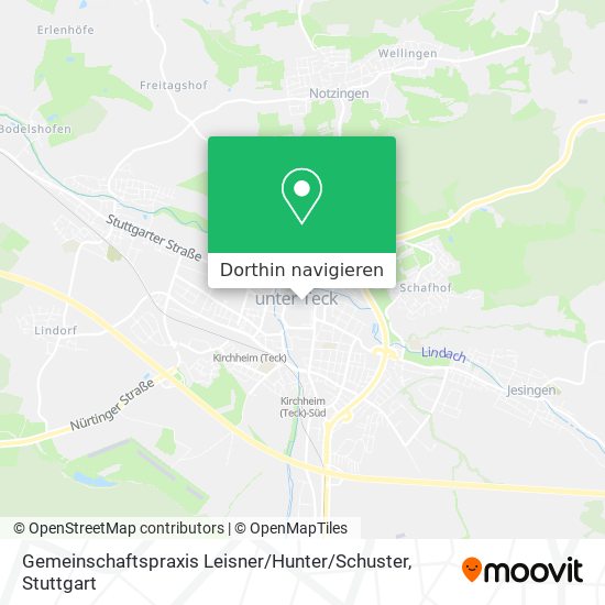 Gemeinschaftspraxis Leisner / Hunter / Schuster Karte